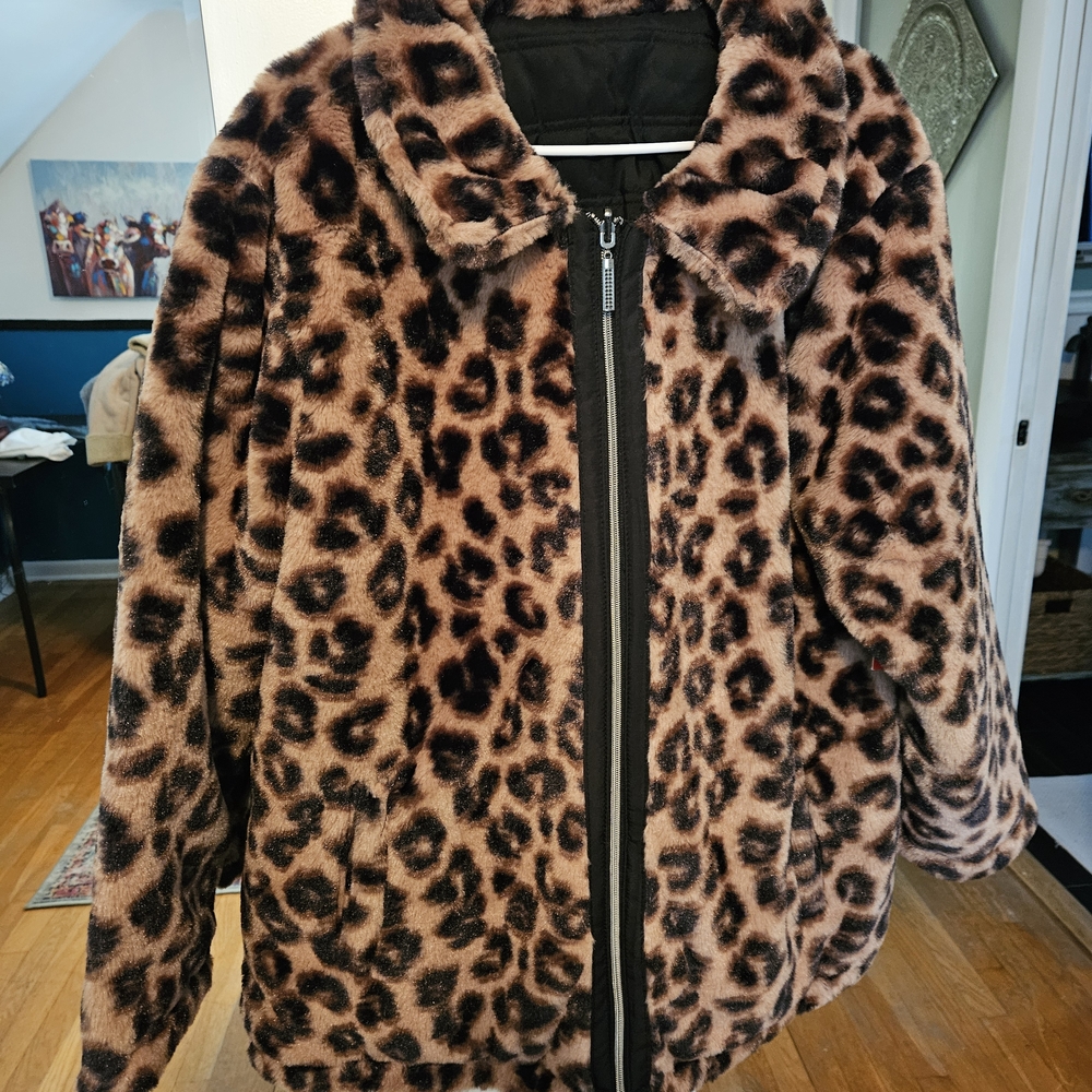 Molly & Isadora Reversible Leopard Jacket